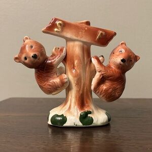 Vintage Climbing Bears Salt and Pepper Shakers